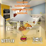 Pop-art Proche Autoroute, Plages Et Attractions, Wifi - Tv, Deco Stylee, Calme דירה